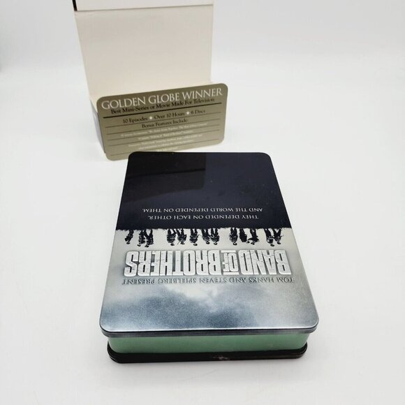 Band of Brothers DVD Set Tin Steelcase Box with Sleeve 6 discs HBO mini Series - Picture 9 of 12